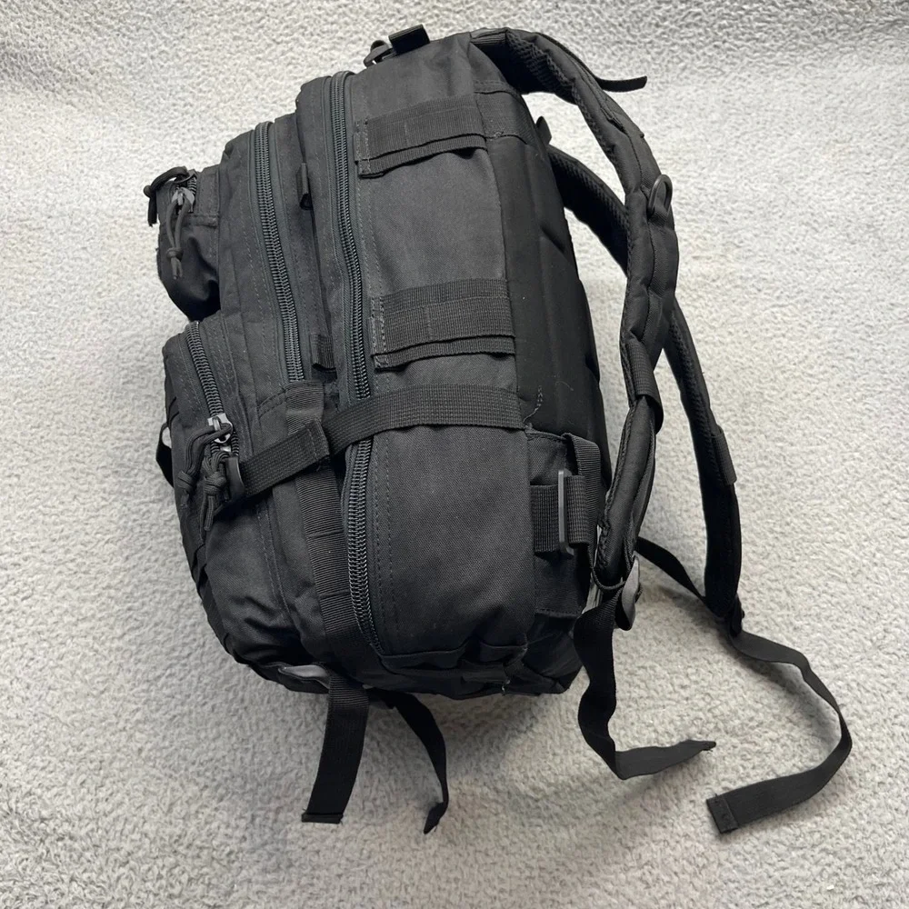 American Tactical Imports ATICT1DB Black RUKX Gear Tactical 1-Day MOLLE Backpack